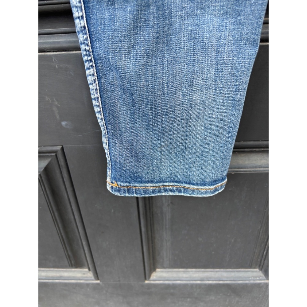 ASOS Denim Womens High Rise Skinny Jeans Blue Medium Wash Size UK 18/32 - Picture 11 of 13
